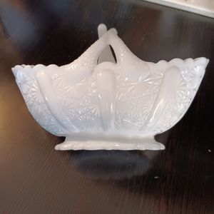 FENTON GLASS BASKET